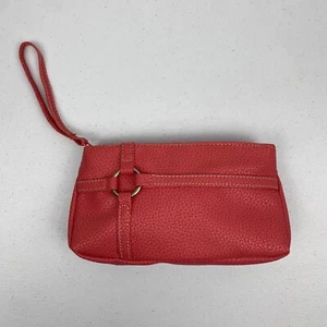 Echo Clutch Damen Handtasche Geldbeutel Kunstleder Koralle - Bild 1 von 8