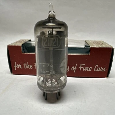 Vintage BURROUGHS Ford Motor Co. FoMoCo 2D21 Tube.  Tube Radio, TV, In Box - Image 1 of 4