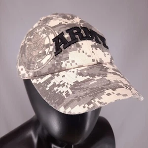 Army Digtal Camo Men's Adjustable Hat Cap Embroidered Military Logo - Picture 1 of 13