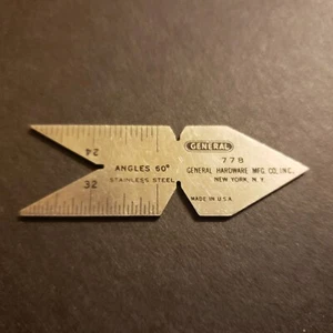 Vintage General Hardware Center Gage Gauge #CF-778 Machinist Tool - Picture 1 of 5