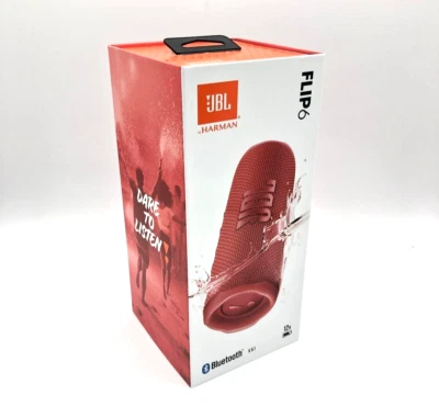 JBL Flip 6 - Tragbarer Bluetooth Lautsprecher IPX67 Wasserdicht/Staubdicht - Rot - Bild 1 von 4