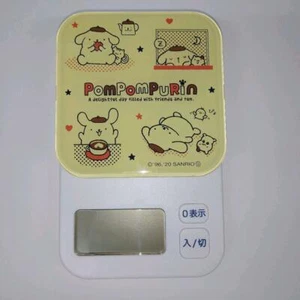 SANRIO Pompom Purin Bilancia Digitale Bilancia da Cucina Giallo 2020 KS-722 0~2000g - Foto 1 di 5