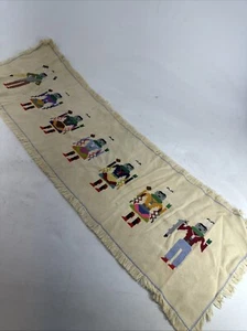 Handgewebter Stammes Flachgewebe Bildläufer Indianer Indianer - Bild 1 von 13