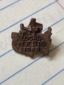 Local NFSM 1948 Natioal Fraternity Of Student Musicians Pin Piano Music - Picture 1 of 2