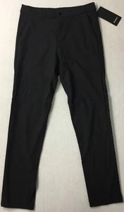 Lululemon Men Commission Pant Slim 32" L Warpstreme LM5522S Black Size 34 - Picture 1 of 5