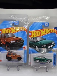 Hot Wheels Super Treasure Hunt Mitsubishi Pajero Evolution & 87 Audi Quattro - Picture 1 of 12