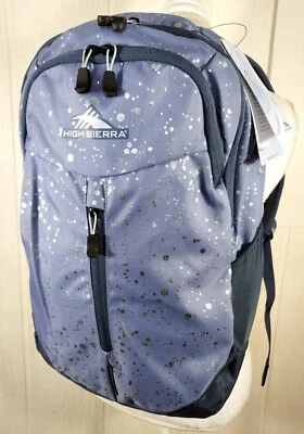 High Sierra Swerve Pro рюкзак 27L - металлический брызги с подкладкой ноутбука рукав новый с Ярлыками - Изображение 1 из 4
