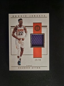 2018-19 Panini Encased Rookie Jerseys Prime /99 DeAndre Ayton #RJ-DA Rookie RC
