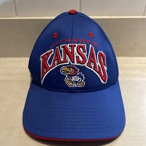 Casquette snapback vintage Sports Specialties années 90 Kansas Jayhawks script sympa !! - Photo 1/3