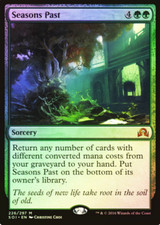 SEASONS PAST (Foil) - MTG Shadows Over Innistrad Foil Mythic Rare Sorcery