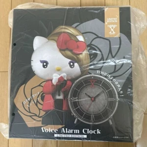 SEIKO YOSHIKITTY Hello Kitty X JAPAN Collaboration Voice Alarm Clock Red - Picture 1 of 4