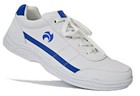 Henselite Victory VSL Sports Lawn Bowling Shoe. WHITE AND BLUE.