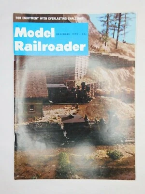 Model Railroader Trains Pacific Railway Tenshodo Roco DEC 1970 Vintage Magazine - Image 1 of 4
