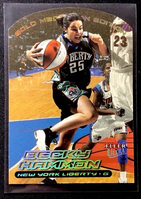 2000 Fleer Ultra #21 G Becky Hammon! WNBA Gold Medallion Edition! ENN Cards - Image 1 of 2