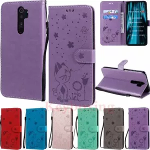 For Xiaomi Redmi 9A Note 9 8 Pro 9s 8T Mi 10 Lite Wallet Flip Leather Case Cover - Picture 1 of 43