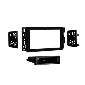 Metra 99-3321B Double DIN Matte Black Stereo Kit w/ Pocket for GM 2006-UP - Picture 1 of 1