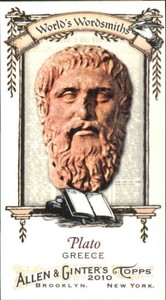 2010 Topps Allen and Ginter Mini World's Greatest Word Smiths #WGWS14 Plato