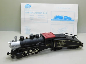 Model Power 96632 HO 0-4-0 Canadian National Shifter & Tender Locomotive #6632 - Picture 1 of 8