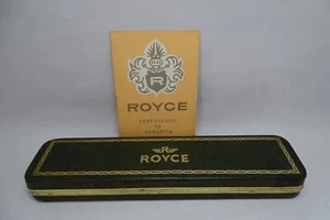 Royce Watch Box, and Blank Warranty, Vintage 1960's - Picture 1 of 10