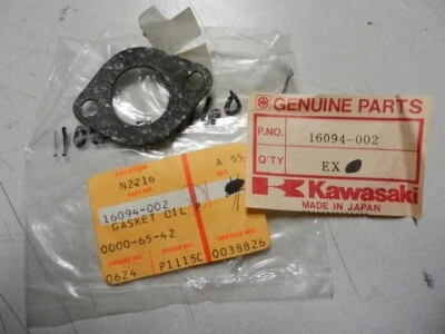 NOS Kawasaki Oil Pump Gasket 1976-1979 KV75 1974-1975 MT1 16094-002 - Image 1 of 4