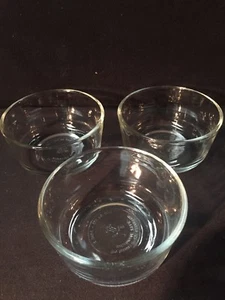 3 platos de hornear transparentes vintage Anchor Hocking 2 tazas en muy buen estado - Imagen 1 de 12