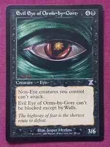 Magic The Gathering TIME SPIRAL EVIL EYE OF ORMS-BY-GORE black card MTG - Picture 1 of 2