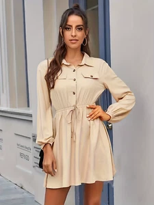 Women'S Oversized Woven Dress Casual Bohemian Maxi Summer A-Line Long Dress - Picture 1 of 13