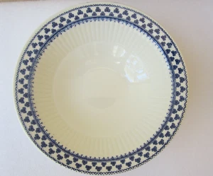 Tazón de cereal con borde Adams China Brentwood 6-3/8" tréboles azules Ironstone inglés - Imagen 1 de 7