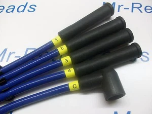IGNITION LEAD PLUG NUMBERS 1 / 4 HEAT SHRINK HT LEAD BLACK ON YELLOW AND C - Picture 1 of 2