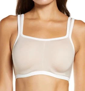 NATORI 731050 YOGI CONVERTIBLE SPORTS BRA LIGHT MOCHA SIZE 36H - Picture 1 of 8