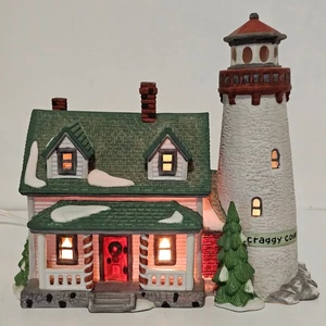 Faro Dept 56 Heritage Village Craggy Cove serie New England #5930-7 - Foto 1 di 15