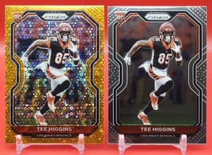 Camiseta de fútbol americano Prizm Higgins RC 2020 (lote de 2) #308 Orange Prizm discoteca y base radiocontrol  - Imagen 1 de 8