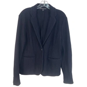 Cárdigan Blazer Suéter Brooks Brothers Para Hombre L Azul Marino Mezcla Lana Usado - Imagen 1 de 4