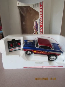 NEW NOS EZ-TEC RC Hot Rod 57 Chevy Bel Air Radio Control Car Flames CN - Picture 1 of 11