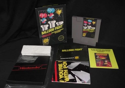 Balloon Fight Complete CIB Nintendo NES - Image 1 of 4