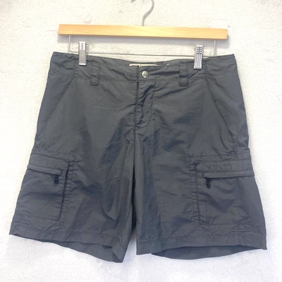 Pantalones Cortos Carga REI Nylon Para Mujer Talla 4 Gris UPF 50+ Senderismo Aire Libre Camping Bolsillos Foto 1 de 4