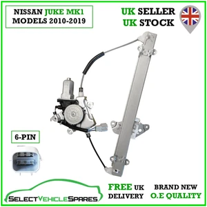 NEW DRIVERS RIGHT FRONT WINDOW REGULATOR & MOTOR FOR NISSAN JUKE MK1 2010-2019 - Picture 1 of 5