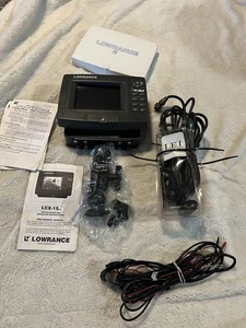 Lowrance LCX-15CT Fish Finder Chart Plotter W/ Transducer & Cables And Stand - Picture 1 of 10