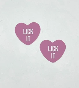 Pasteles Lick It rosa claro caramelo corazón - Imagen 1 de 1