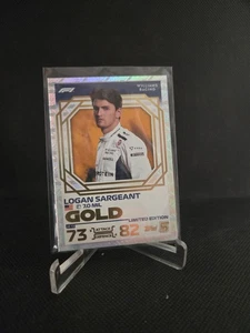 Logan Sargeant 2024 Topps Match Attax " Gold " Limited Edition #LE13 - Bild 1 von 2