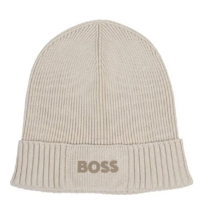 NUEVO CON ETIQUETAS BOSS Hugo Boss (Etiqueta Verde Hugo Boss) LOGO Gorro Gorro Foto 1 de 4