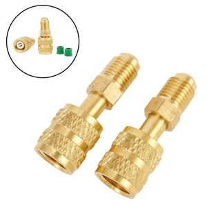 Adaptateur R410a 5/16\" SAE femelle vers 1/4\" SAE male cool 5/16" SAE femelle - Picture 1 of 20