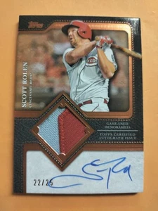 2025 topps serie 2 scott rolen toppa ammiraglia auto /25 TFAP2-SR Cincinnati Reds - Foto 1 di 3