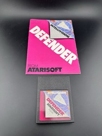 Defender - Intellivision - Atarisoft - w/ Manual - Tested & Works