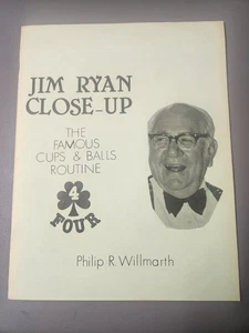 Signed JIM RYAN CLOSE-UP SERIES #4 SENSATIONAL STUNNERS Cup & Balls Autograph - Picture 1 of 7