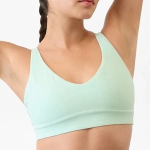 Athleta Solace Sports Bra Lighthouse Green Women's Size Large D-DD New With Tags - Picture 1 of 11