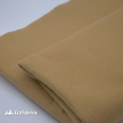 Nude ACRYLIC FELT FABRIC By The Yard _72" WIDE_ Thick and Soft Felt Fabric - Image 1 of 4