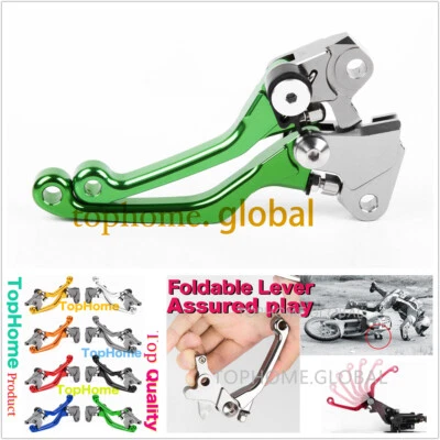 Alavancas de freio de embreagem pivô Fit Kawasaki KDX KLX KX 100 65 85 125 250/F 450/F UA - Imagem 1 de 4
