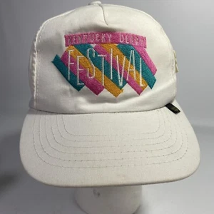 Vintage Kentucky Derby Festival Strapback Hat/Cap Racing Louisville Slugger 1988 - Picture 1 of 8