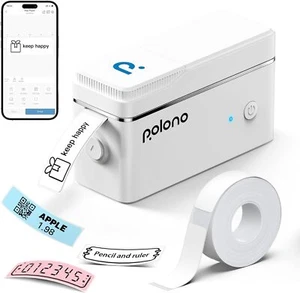 Label Maker Machine with Tape, Portable Thermal Printer, Portable Bluetooth - Picture 1 of 8